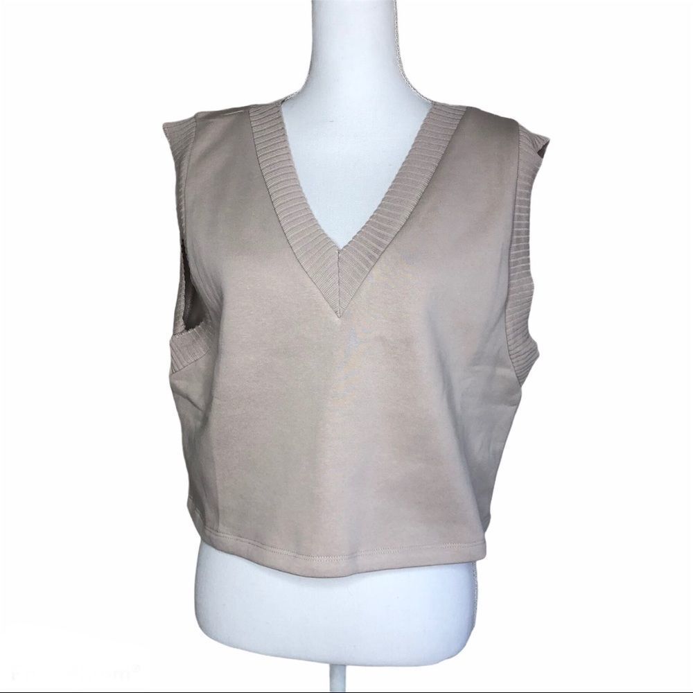 Zara Cropped Vest size Medium - Picture 4 of 9